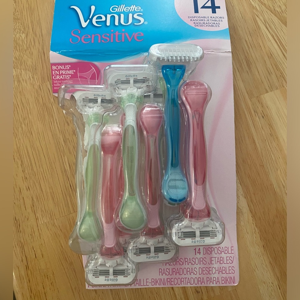 Disposable razors.